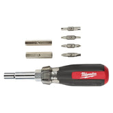 Milwaukee 48-22-2881 13-in-1 Screwdriver, 7-1/2 in OAL, Cushion Grip Handle